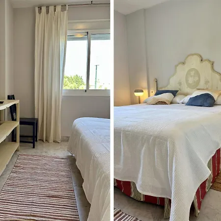 Blue House In Guadalmina Baja, With A Large Terrace Overlooking The Golf Apartamento